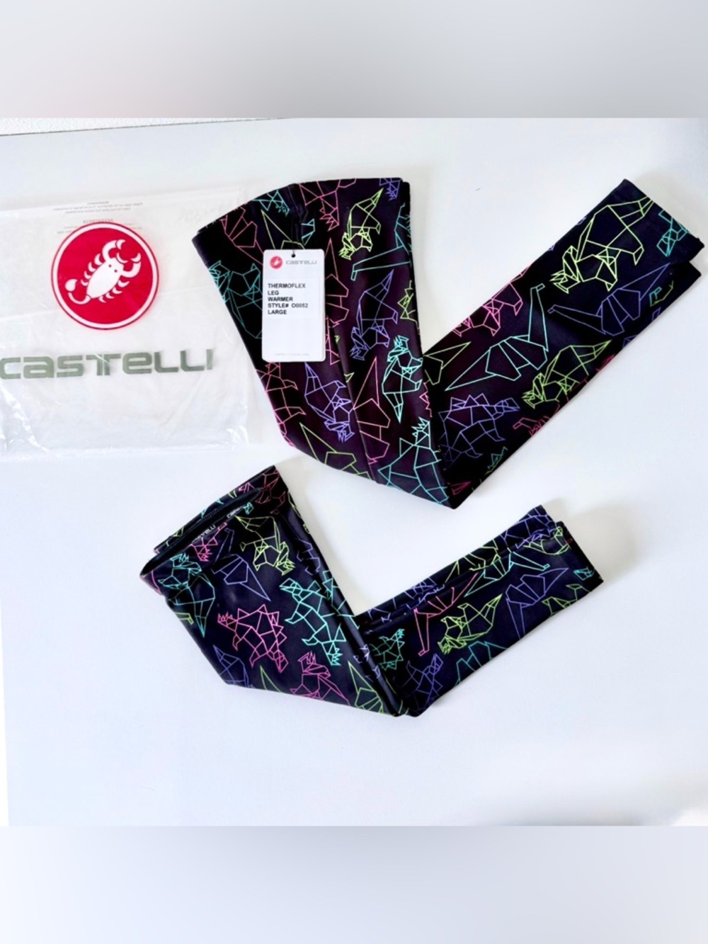 Castelli "Dinomite" Thermoflex Bundle| Arm & Leg Warmer Set| Large| Rare NEW!